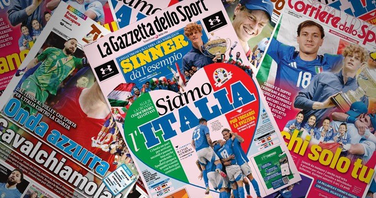 Pogledajte kako izgledaju naslovnice u Italiji na dan utakmice protiv Hrvatske