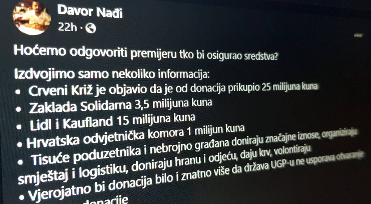 Plenković se pita tko bi osigurao novac da nema države, odgovorio mu zastupnik Fokusa