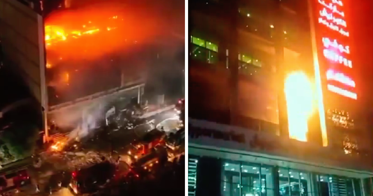 VIDEO 50 mrtvih u požaru u trgovačkom centru u Iraku