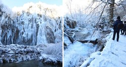 VIDEO Snježni raj: Ovako Plitvice izgledaju kad su prekrivene snijegom i ledom