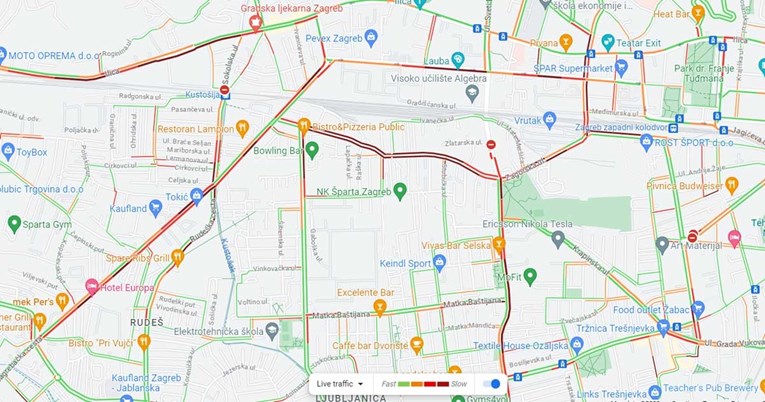 Prometni kolaps na zapadu Zagreba, gužva na svim cestama zbog radova na Selskoj