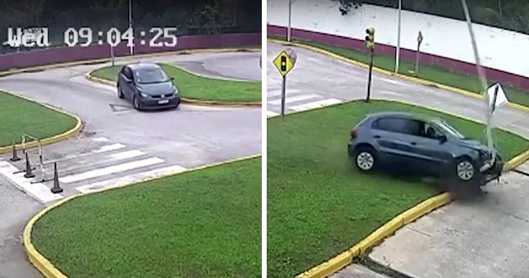 VIDEO 63-godišnjakinja spektakularno pala na vozačkom ispitu