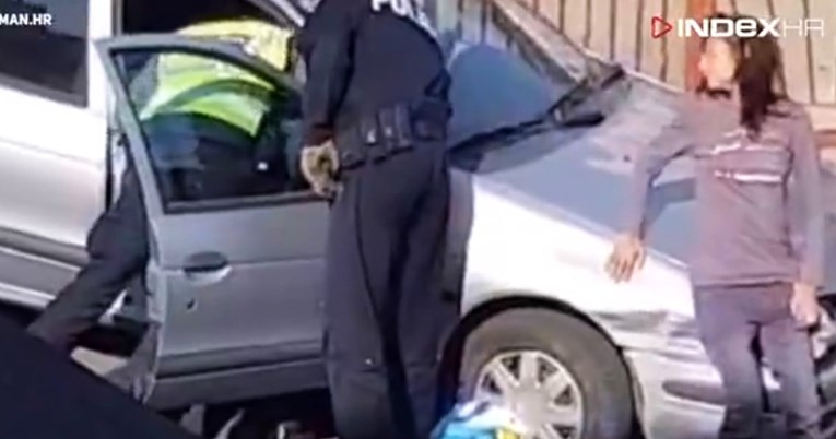 Mrtav pijan u Rijeci udario ženu autom i pobjegao, objavljena snimka uhićenja
