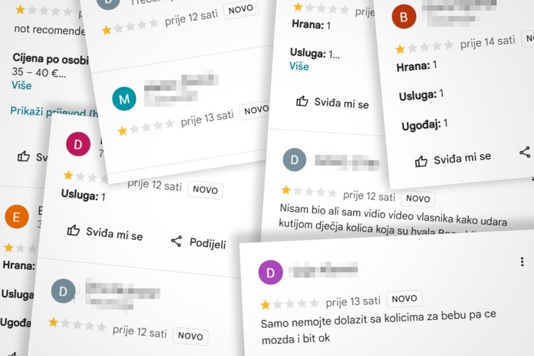 Konobu Rudine zatrpali negativnim ocjenama. Vlasnik: Mi nismo na snimci iz Primoštena