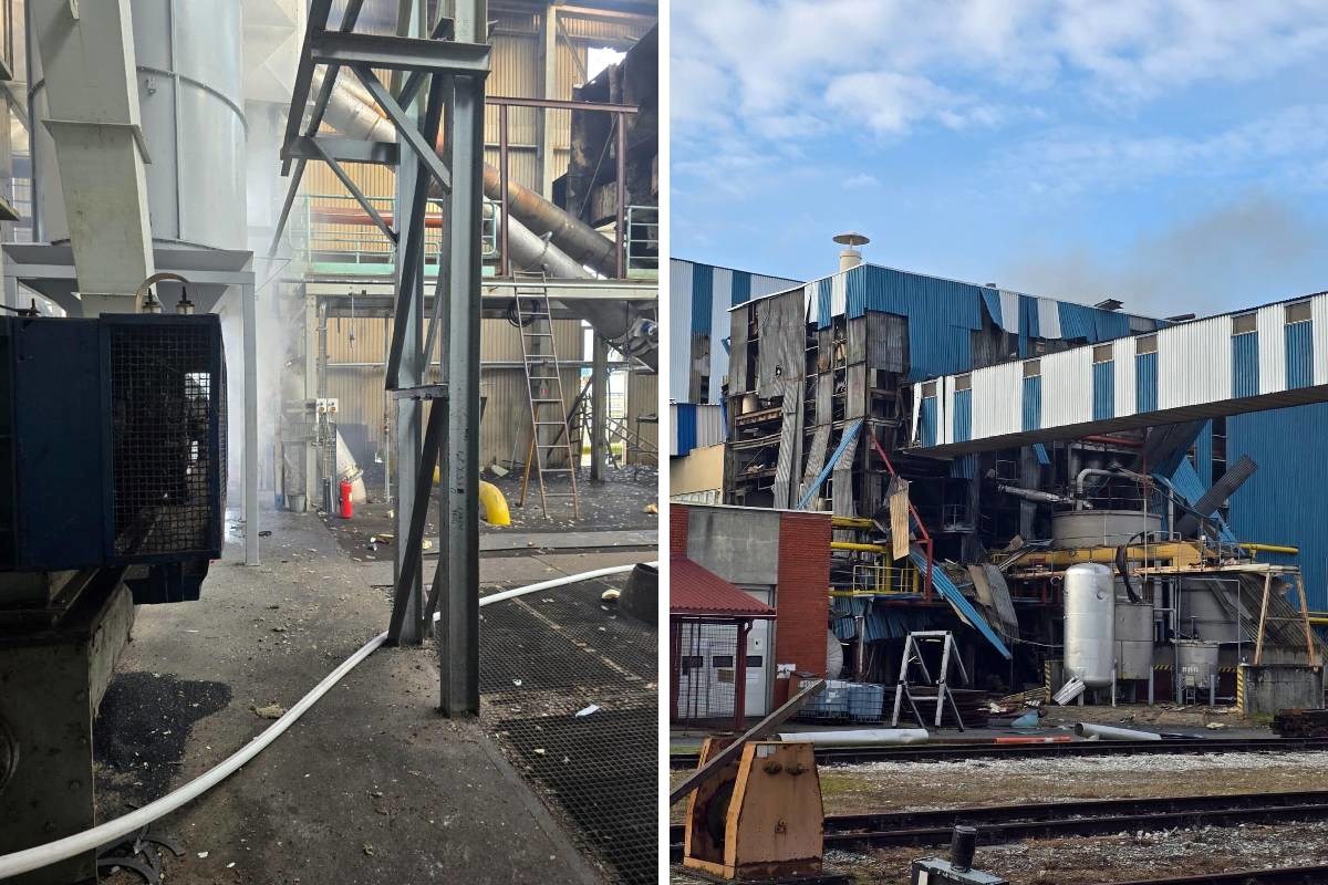 Eksplozija u tvornici u Virovitici, ozlijeđeno petero ljudi