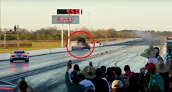 VIDEO Kad utrka ubrzanja krene po zlu, Audi završi u zidu