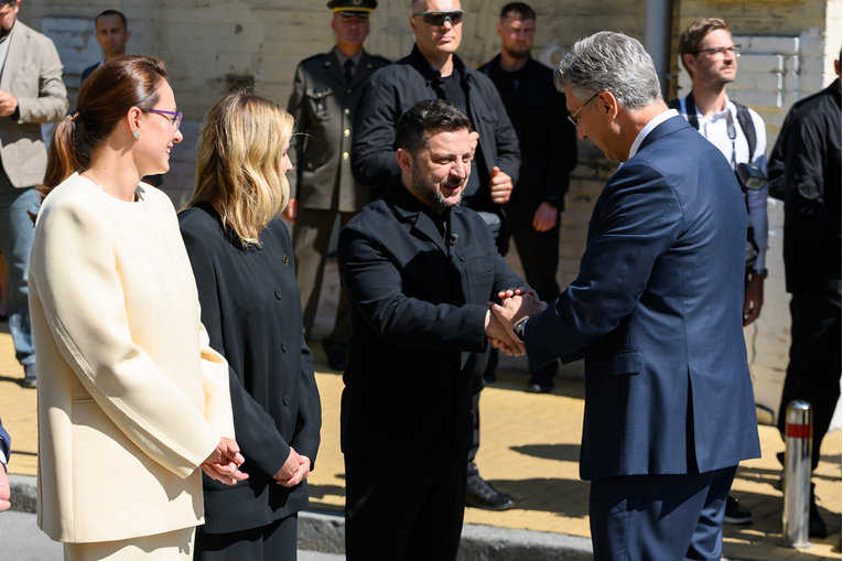 Plenković stigao u Kijev