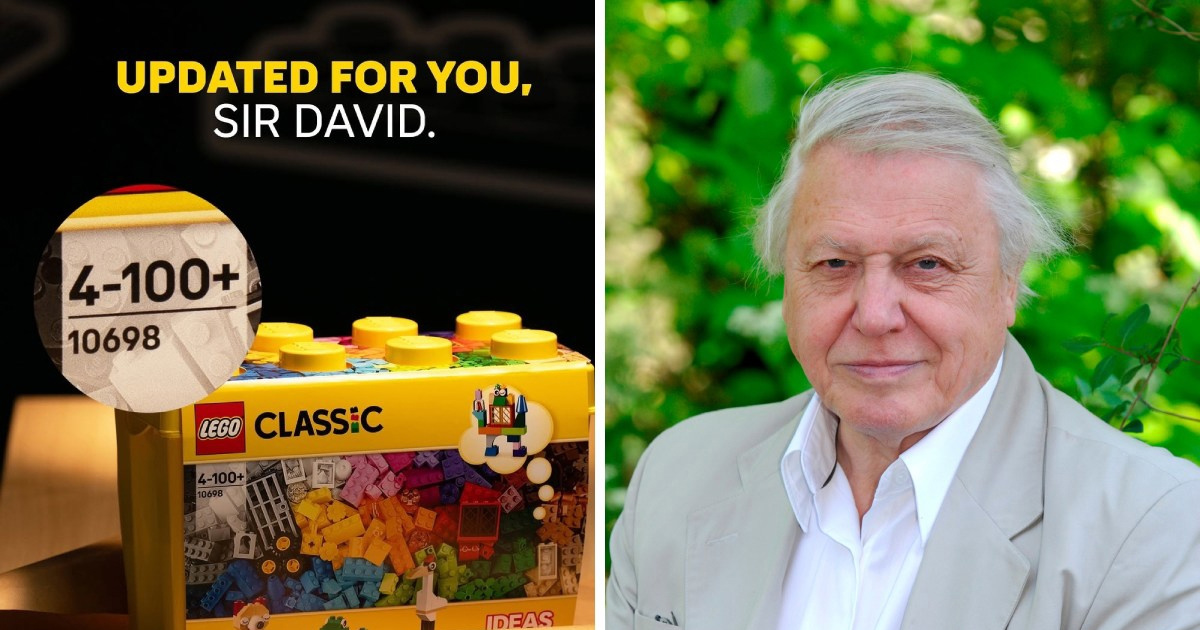 LEGO zbog Davida Attenborougha više nema dobno ograničenje do 99 godina 😄