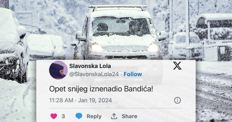 Internet je pun sprdnji sa snijegom u Zagrebu: "Gdje nam je sad Bandić"