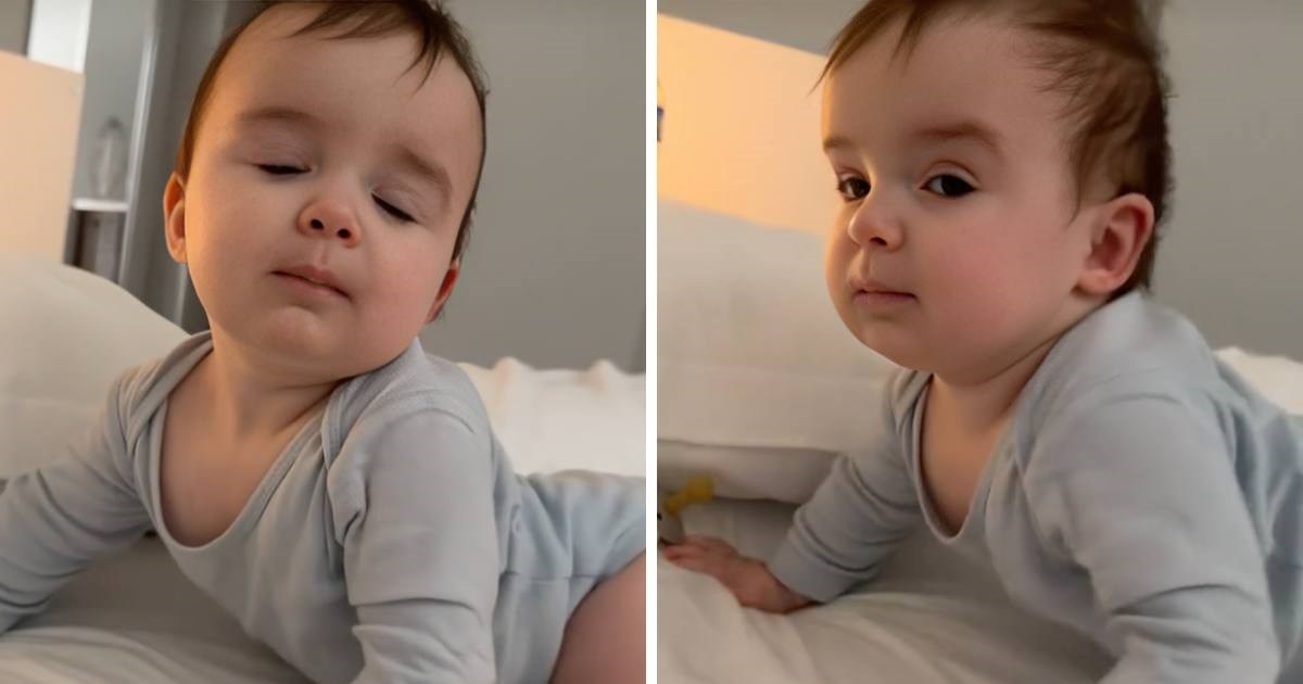 Mama podijelila video bebe nakon buđenja. Mnoge nasmijala svojim grimasama