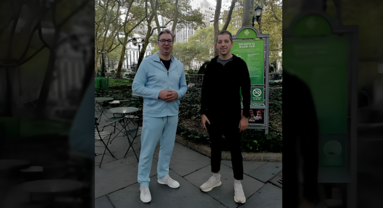 Vučić u baby plavoj trenirci jeo vafle po New Yorku: "To je grad po mojoj mjeri"
