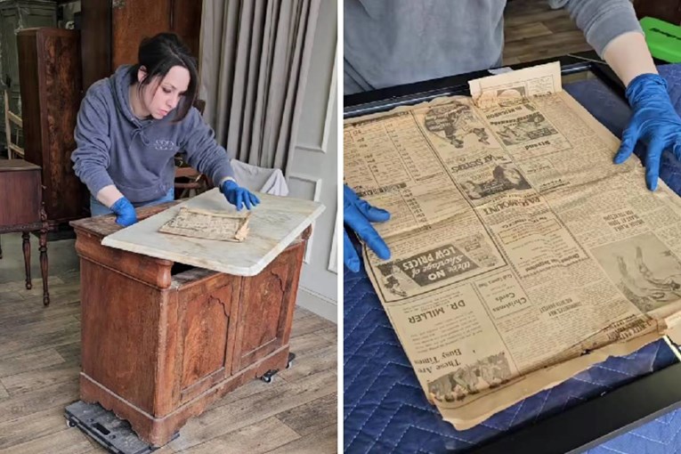 Žena restaurirala stari stol i pronašla novine iz 1942. 