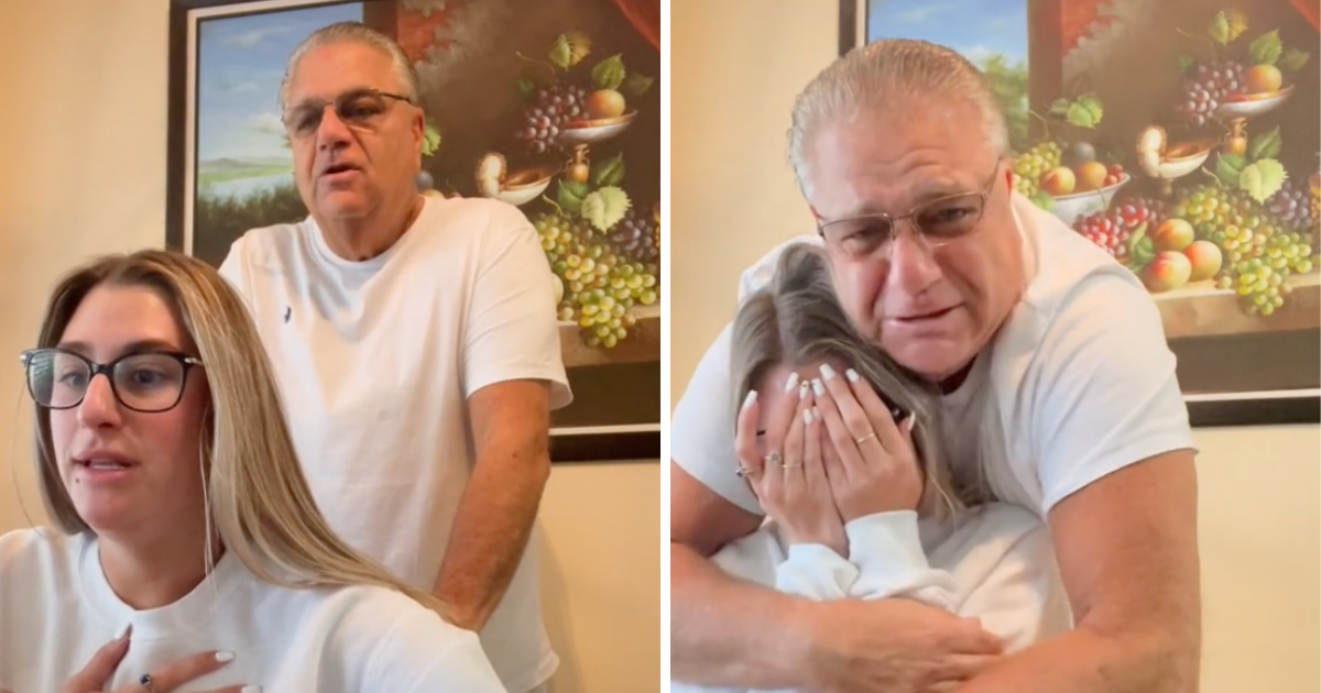 Tata briznuo u plač nakon što je saznao da mu je kći postala medicinska sestra