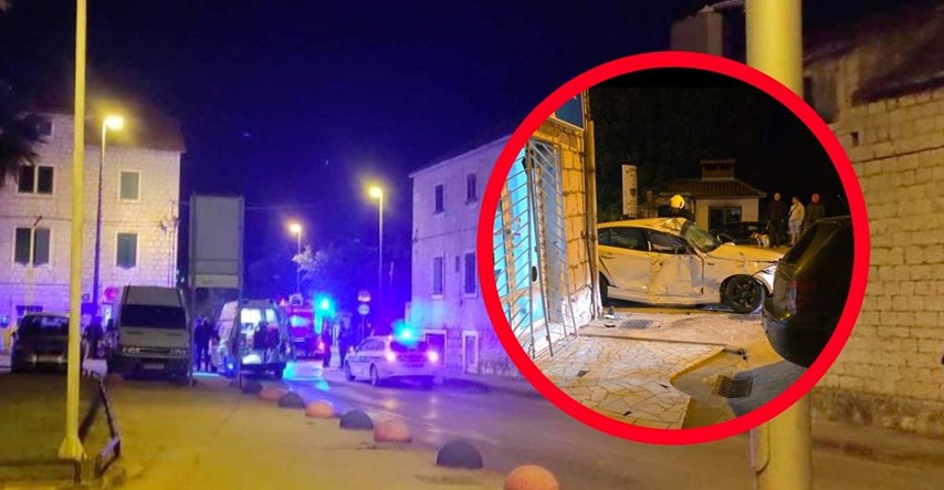 Prometna u Kaštelima, BMW-om udario u zid kuće