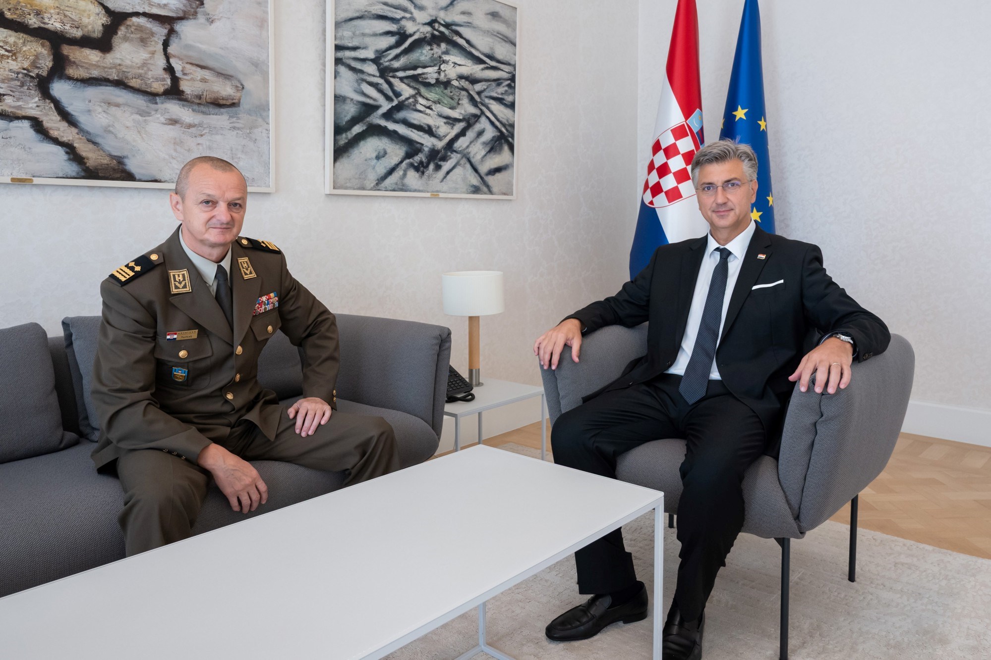 Plenković i šef VSOA-e razgovarali o aferi vojne špijunaže za Srbiju