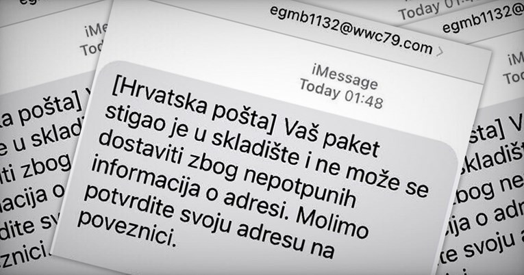 Dobila lažnu poruku Hrvatske pošte, skinuli joj novac s računa
