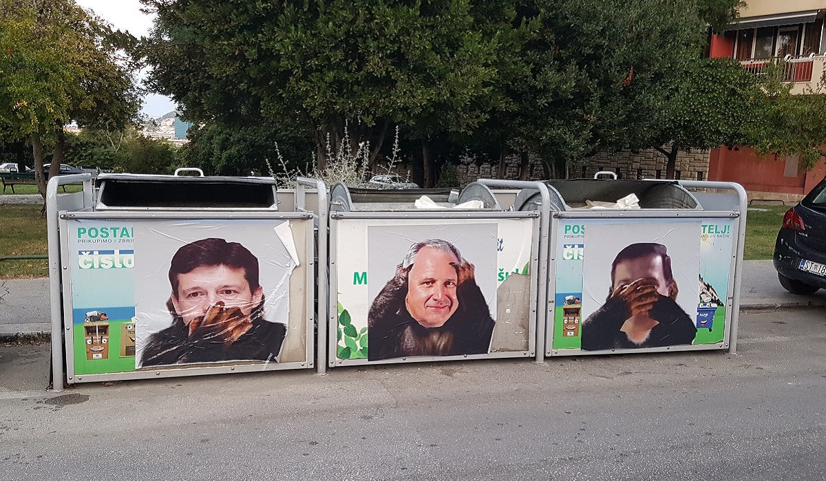 U Splitu osvanuli zanimljivi plakati Opare, skinuti su u rekordnom roku