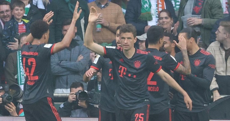 WERDER - BAYERN 1:2 Bayern se namučio za pobjedu i ostanak na vrhu