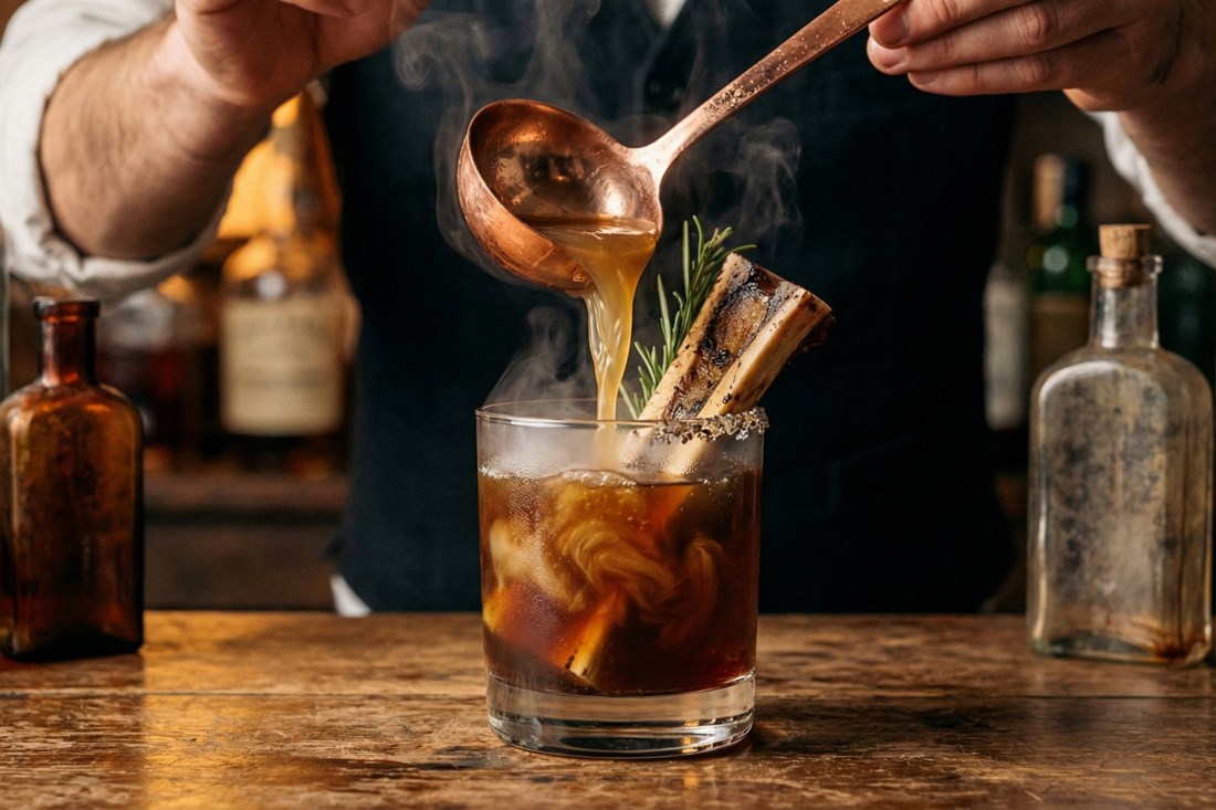 Temeljac od kostiju: Neočekivani sastojak u modernim koktelima