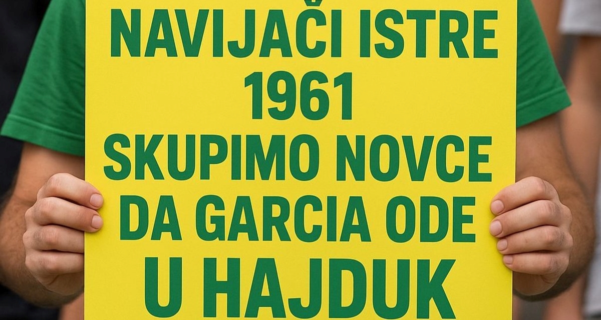Istarski portal: Humanitarna akcija! Skupimo novac da Garcia ode u Hajduk