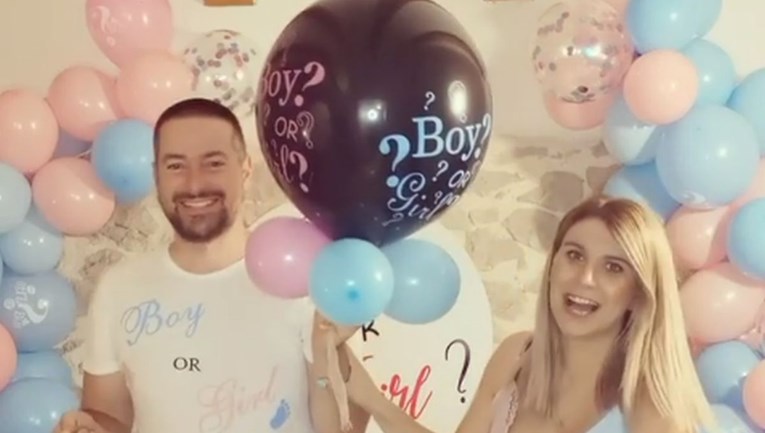 Valentina i Vatroslav otkrili spol druge bebe, objavili video s bušenjem balona
