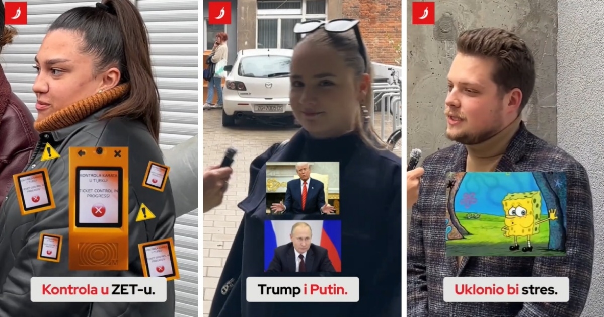 VIDEO Što bi Zagrepčani izbrisali sa Zemlje? Putina, Trumpa i - kontrolu ZET-a