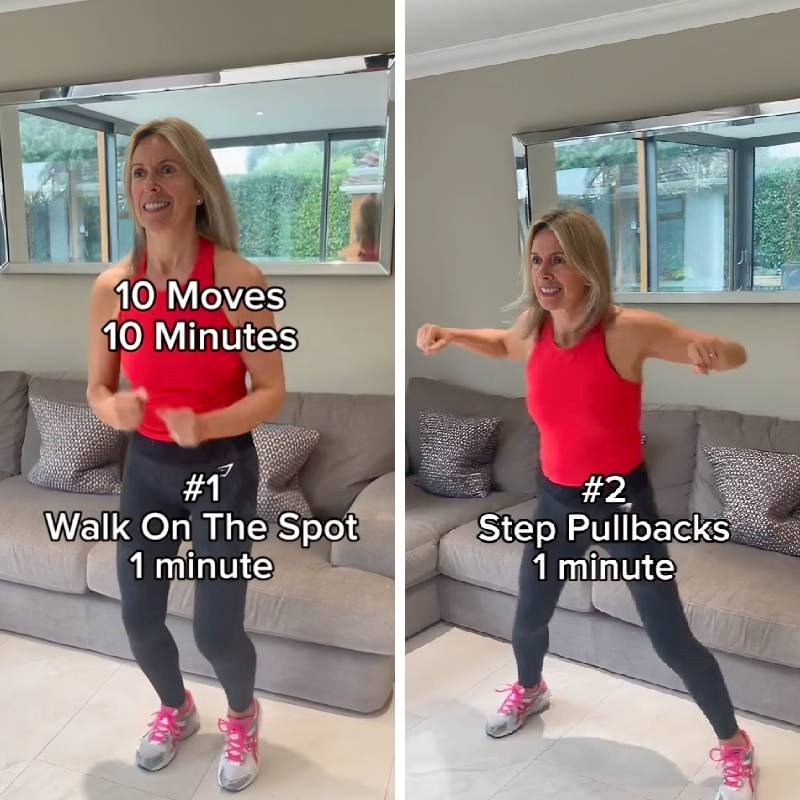 Fitness trenerica pokazala jednostavan 10-minutni trening koji mogu gotovo svi raditi