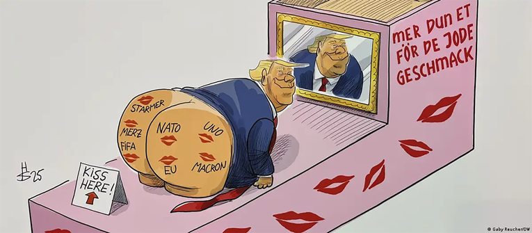 Trumpova stražnjica hit na karnevalskoj povorci u Njemačkoj. Putina su izostavili