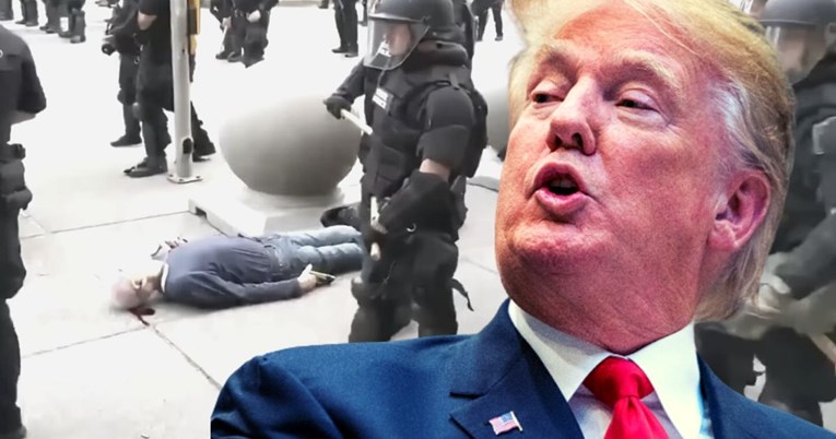 Trump o starcu kojeg su gurnuli policajci: Je li ovo namještaljka? Možda je Antifa