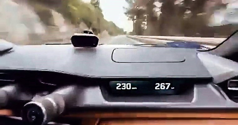 VIDEO Nevera jurila 230 km/h na cesti kod Dubrovnika, nije bila zatvorena za promet
