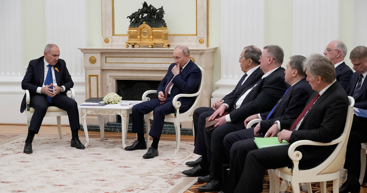 Putin pred armenskim premijerom: "Ulazak Armenije u EU jednostavno je nemoguć"