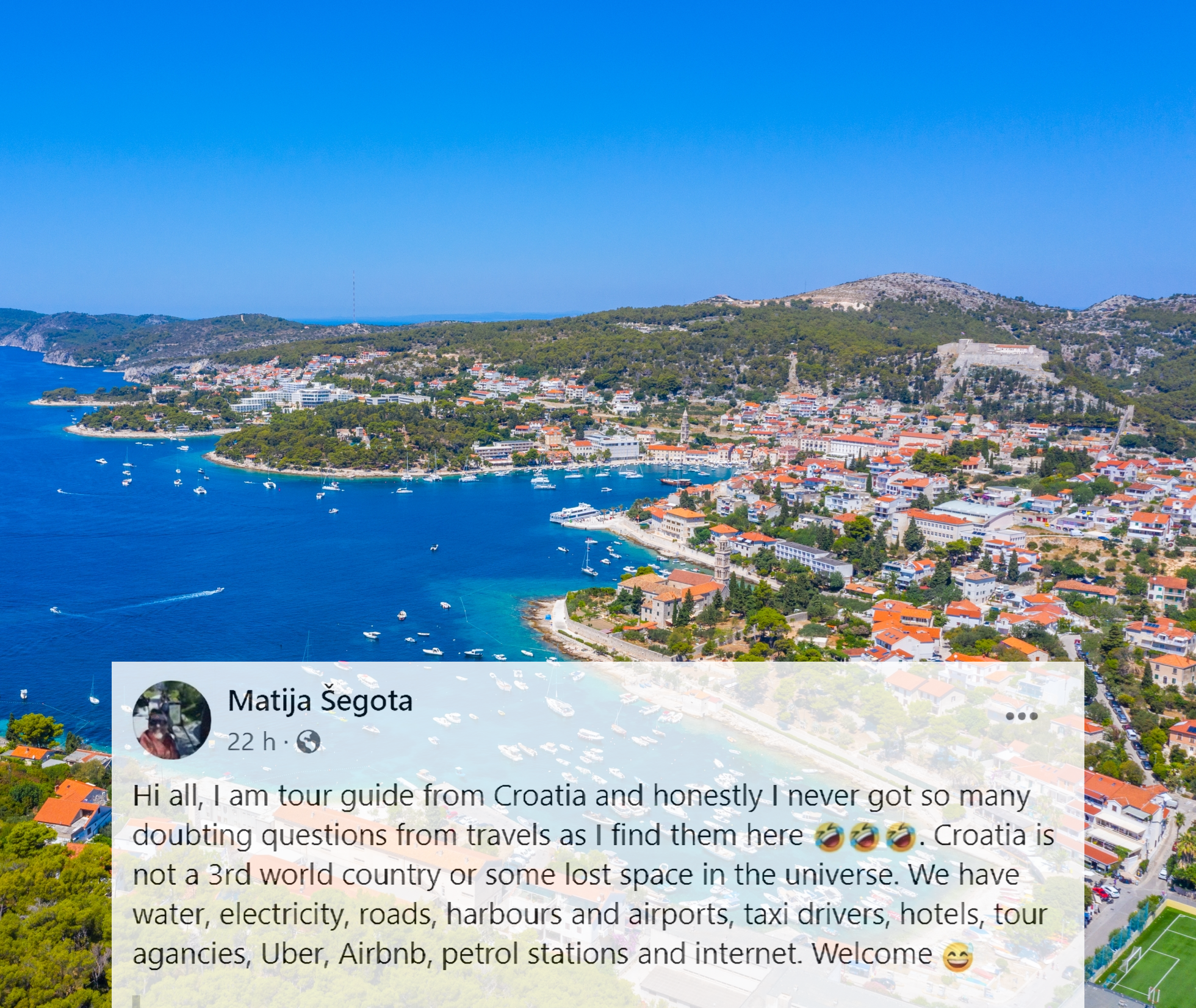 "Nismo zemlja 3. svijeta": U grupi na Fejsu turisti imaju čudna pitanja o Hrvatskoj