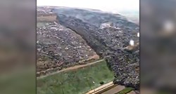 VIDEO Pogledajte odron na Jakuševcu iz zraka