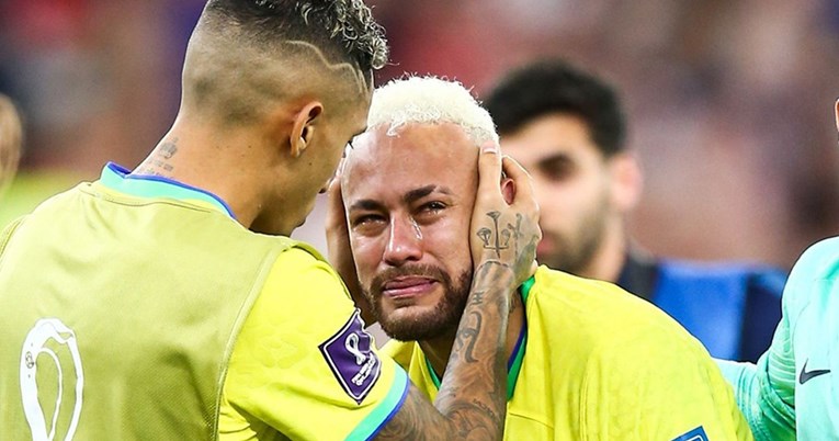 FOTO Neymar ridao nakon ispadanja od Hrvatske, tješili ga suigrači