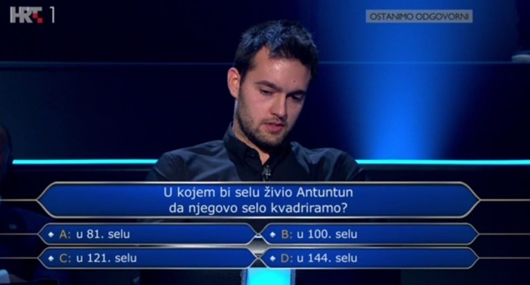 Ante pao na šestom pitanju, Tarik nije mogao sakriti šok točnim odgovorom