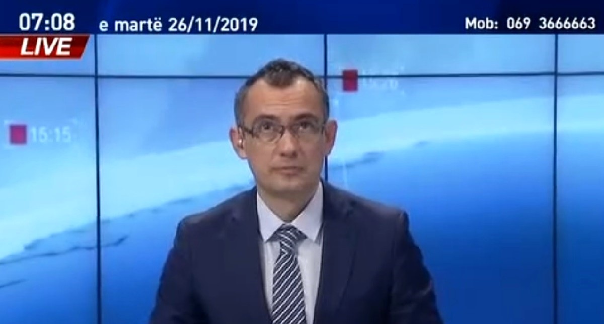 VIDEO Tresao se televizijski studio u Albaniji, sve je snimljeno