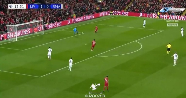 VIDEO Courtois na nevjerojatan način poklonio Salahu gol