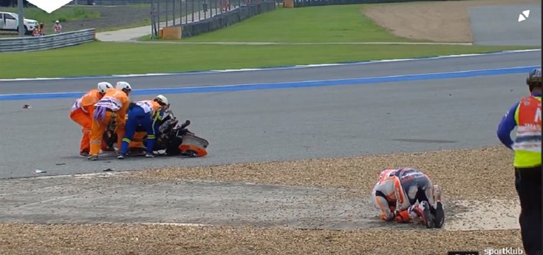 VIDEO Evo kako je iz blizine izgledao težak pad najboljeg motociklista svijeta