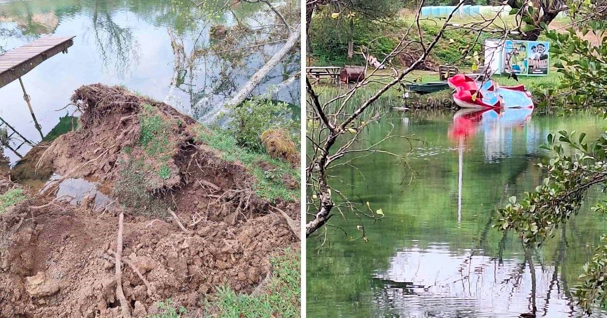 FOTO Iz hidroelektrane pustili vodni val, razorio omiljeno kupalište kod Karlovca