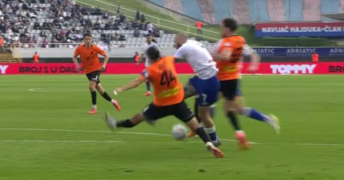 VIDEO Je li Hajduk oštećen za penal protiv Šibenika?