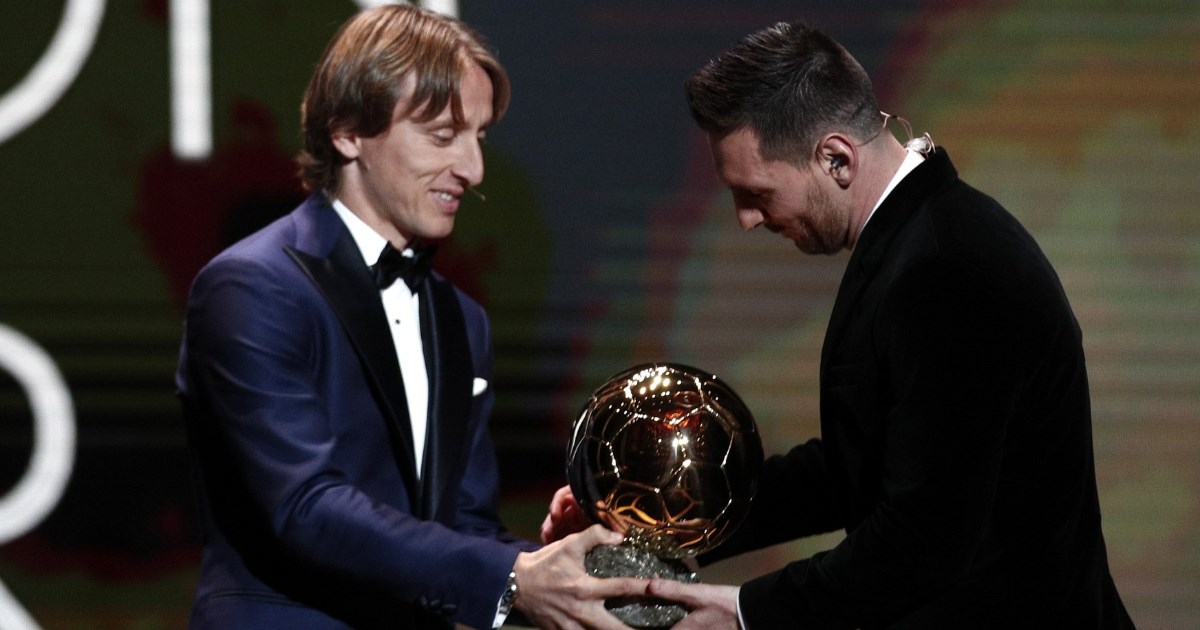 Modrić predao Messiju Zlatnu loptu