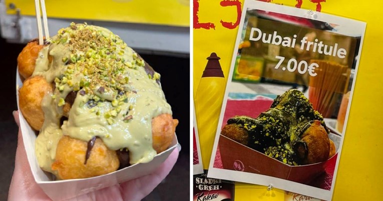 I u Rijeci smo pronašli Dubai fritule, posute su "zlatnim" prahom