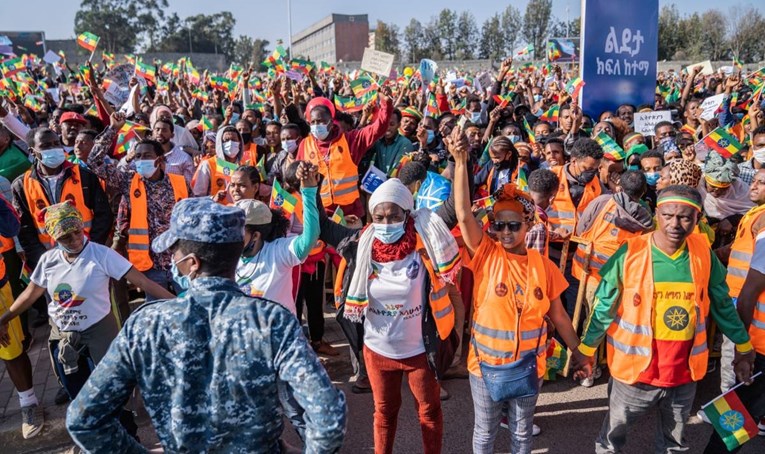 Etiopska vlada organizirala prosvjede protiv pobunjenika iz Tigraja