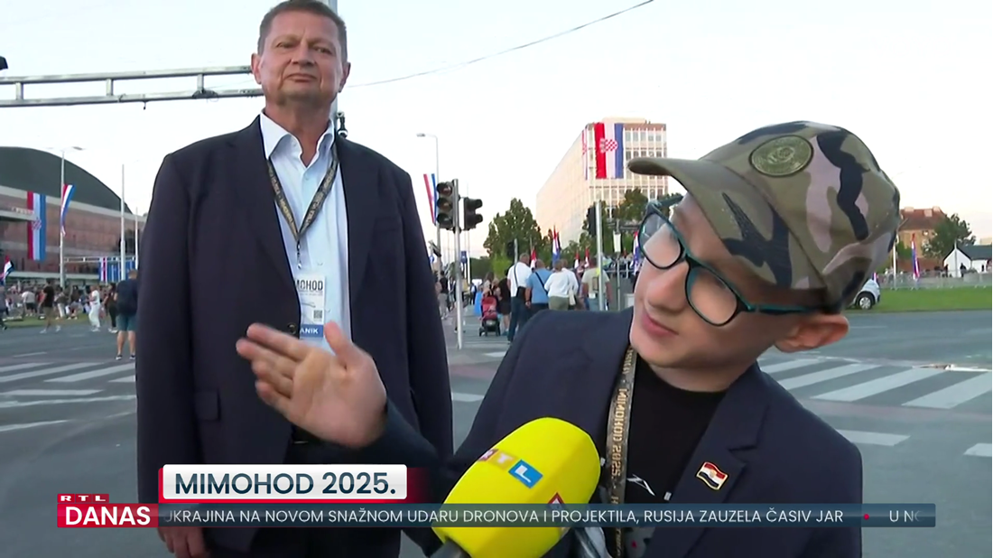 Dječak Matej oduševljen mimohodom: "Ja sam stručnjak za naoružanje Hrvatske"