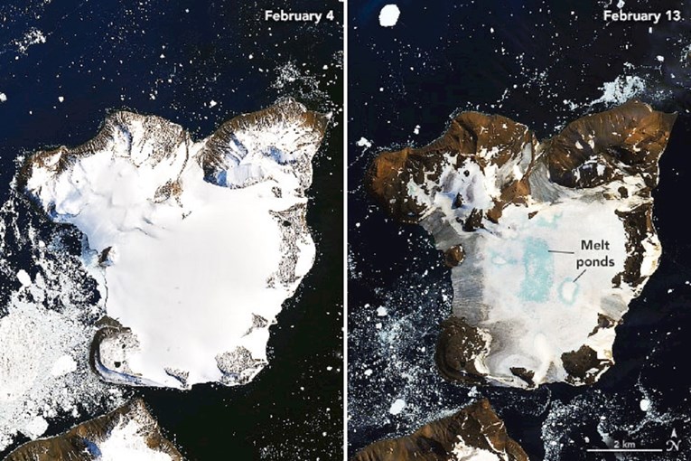 FOTO Šokantni prizori s Antarktike, ovakvo otapanje dosad nije viđeno