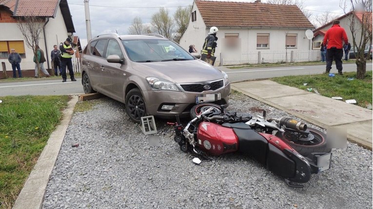 Teška prometna nesreća u Čazmi, poginuo 25-godišnji motociklist