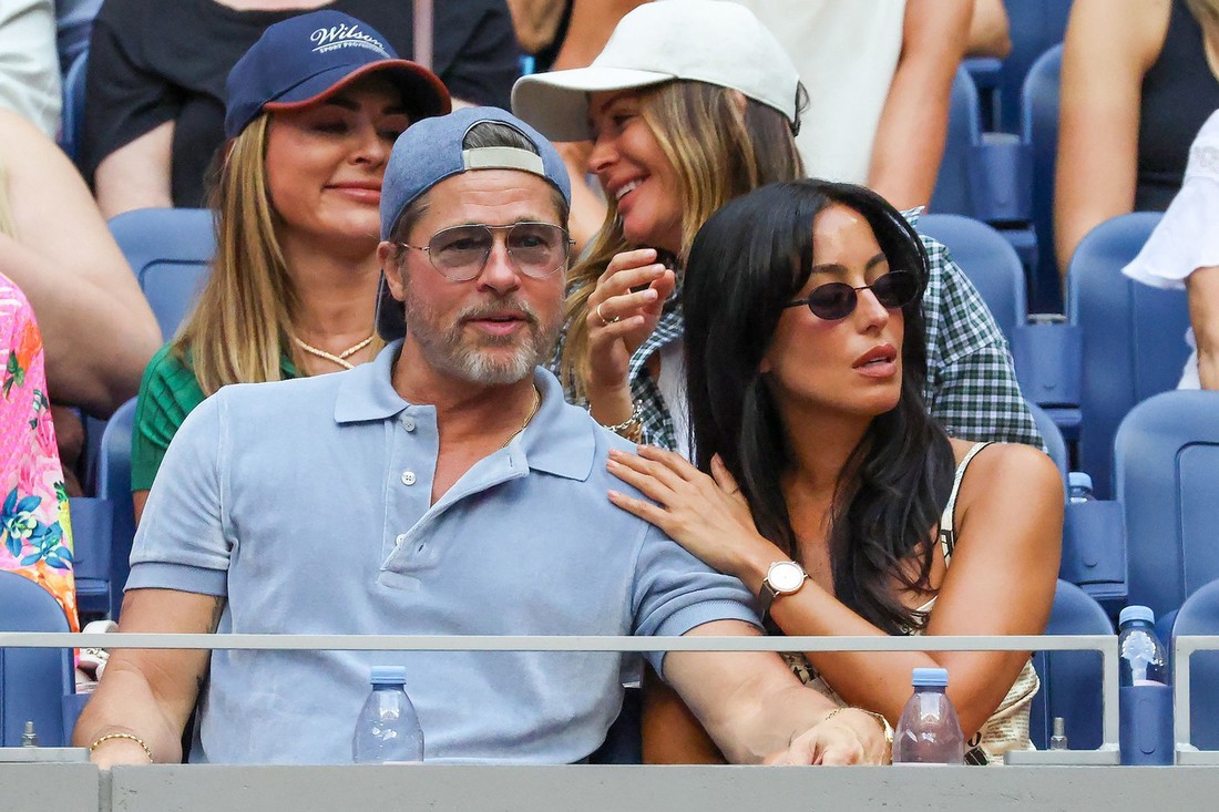 Brad Pitt (62) i Ines de Ramon (33) izmjenjivali nježnosti na US Openu