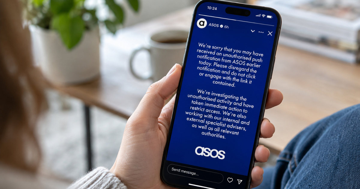 ASOS se oglasio nakon uznemirujuće poruke kupcima: Ne klikajte na link