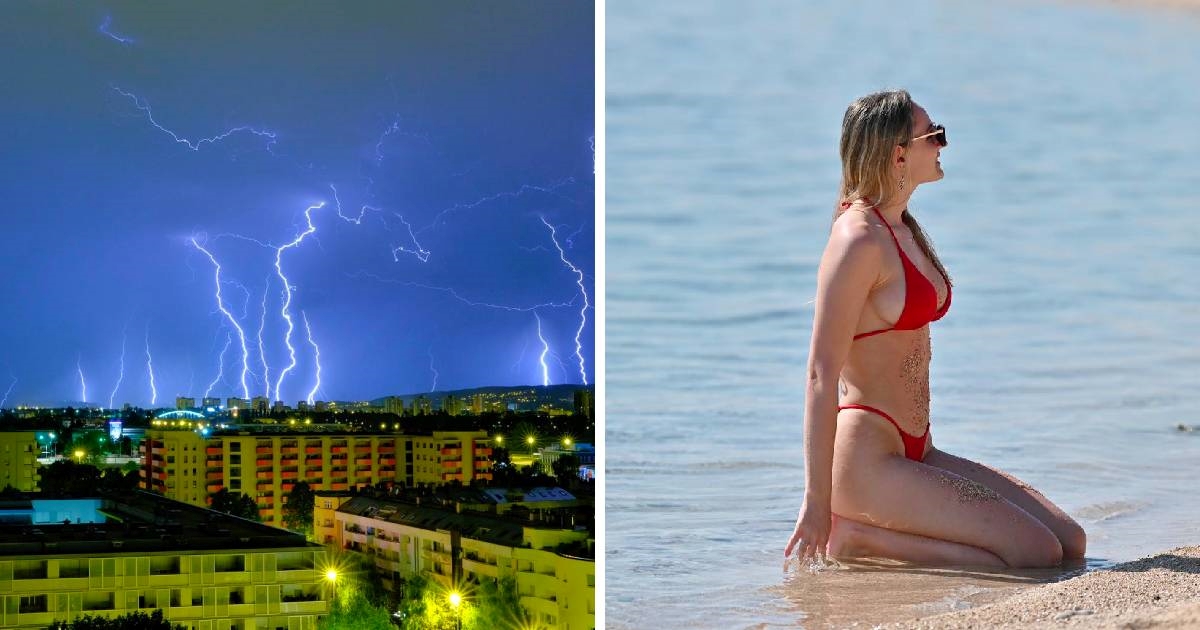 Danas mogući jaki pljuskovi i grmljavina. A onda se vraćaju vrućine