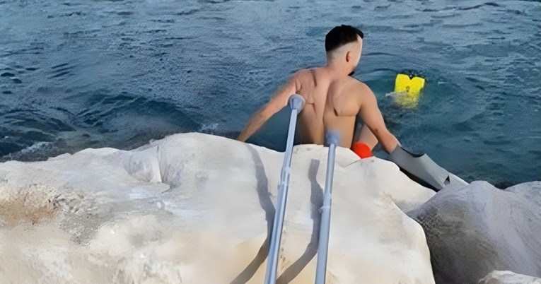 FOTO Perišić se od ozljede oporavlja u Splitu. Čini se da oporavak sjajno napreduje